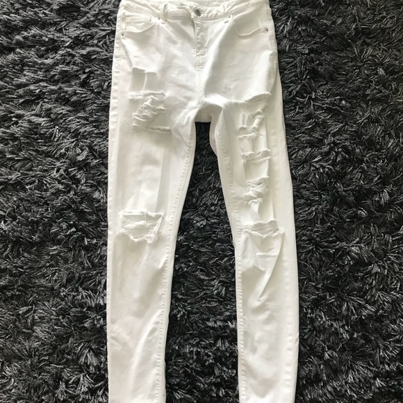 Topshop Moto Ripped Skinny Jeans - Picture 4 of 4